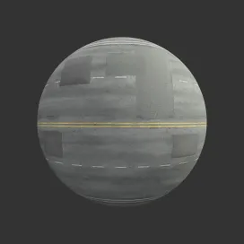 City street road asphalt four lane worn 3